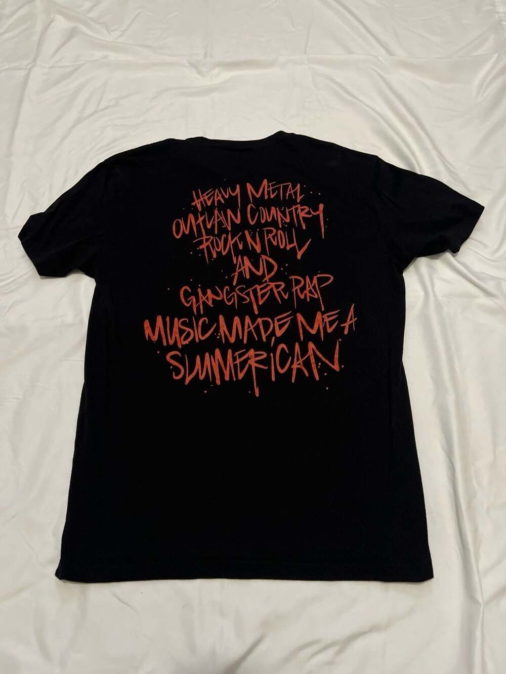 Slumerican Music Made Me A Slumerican Graphic T-Shirt Size Large